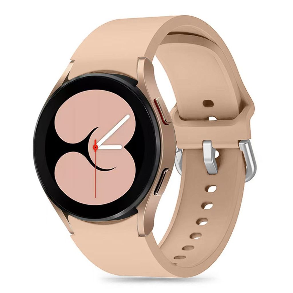 Tech-Protect Silicone Watch Strap Samsung Galaxy Watch 4/5/5 Pro/6/7/FE – Beige