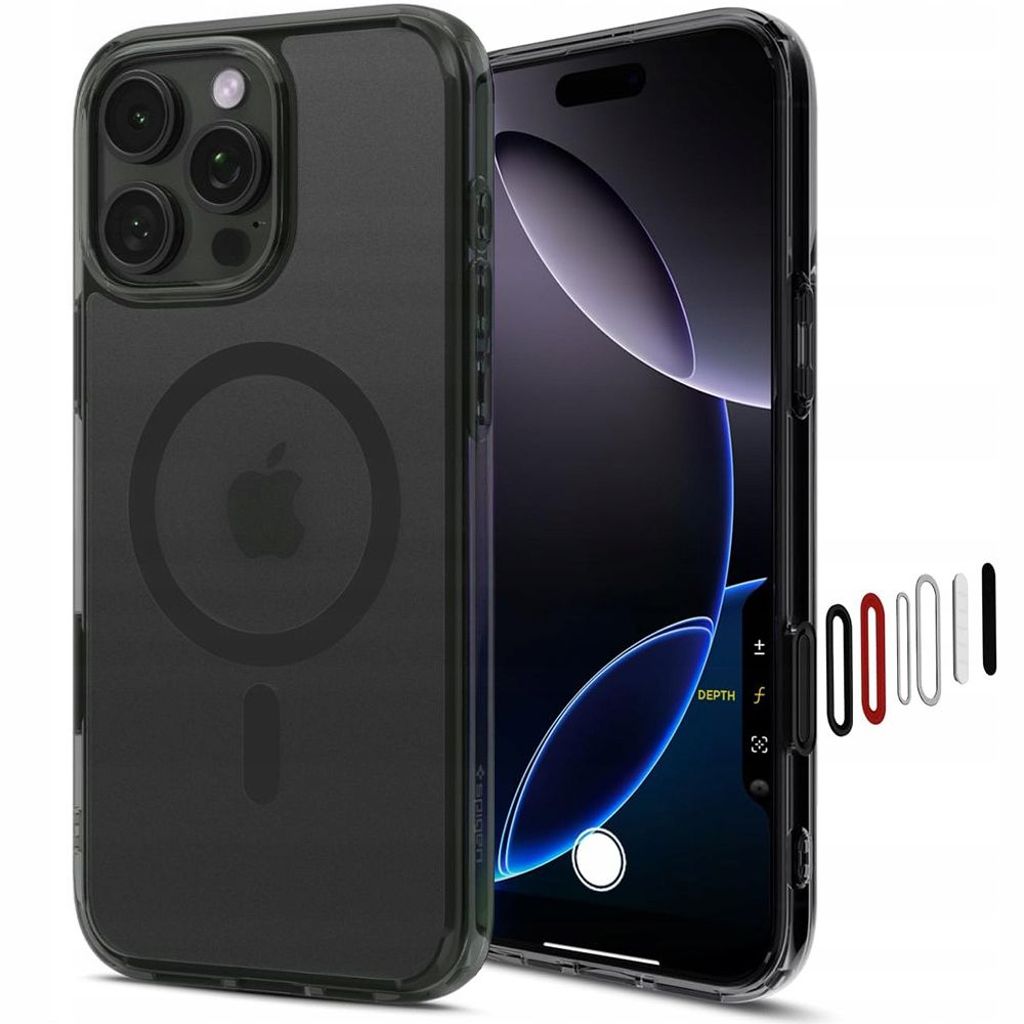 Spigen Ultra Hybrid skal till iPhone 16 Pro – svart