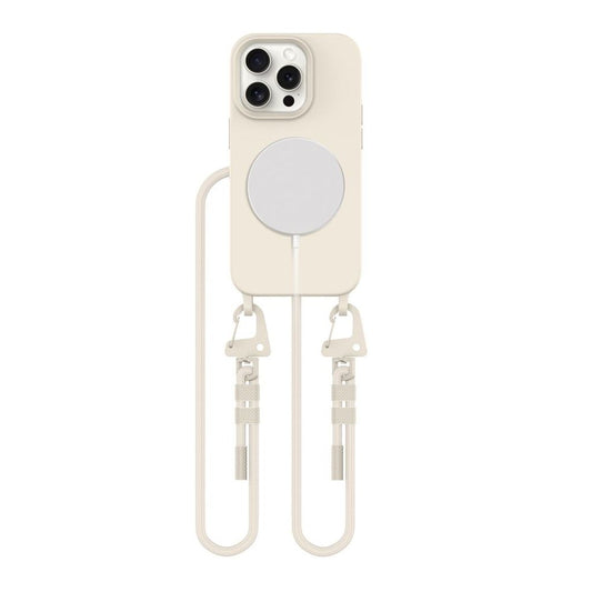 Tech-Protect MagNecklace MagSafe skal för iPhone 15 Pro - beige
