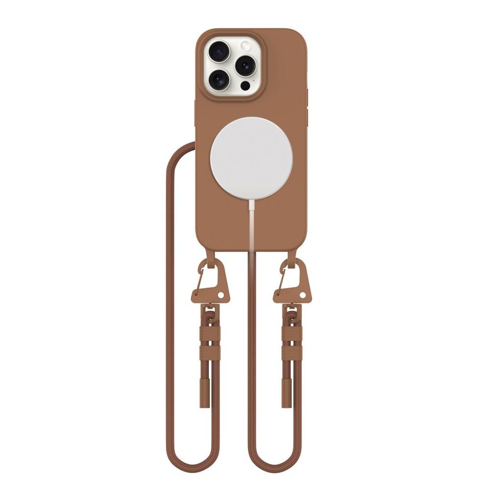 Tech-Protect MagNecklace MagSafe skal till iPhone 14 Pro – brun