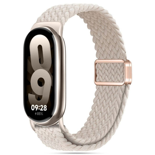 Tech-Protect NylonMag Watch Strap for Xiaomi Smart Band 8/9/NFC - Beige