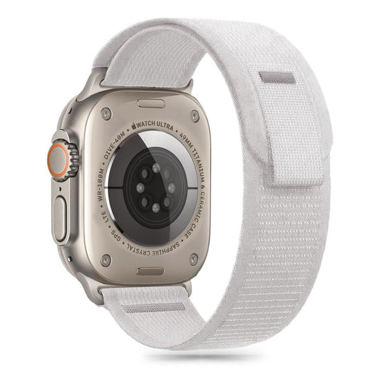 Tech-Protect Nylon Stripe klockarmband för Apple Watch 44/45/46/49 mm - grå
