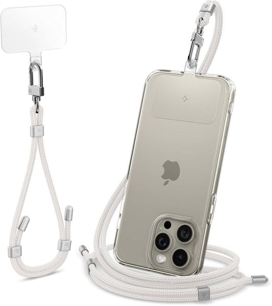 Spigen Universal Phone Strap Set Crossbody and Wrist – White