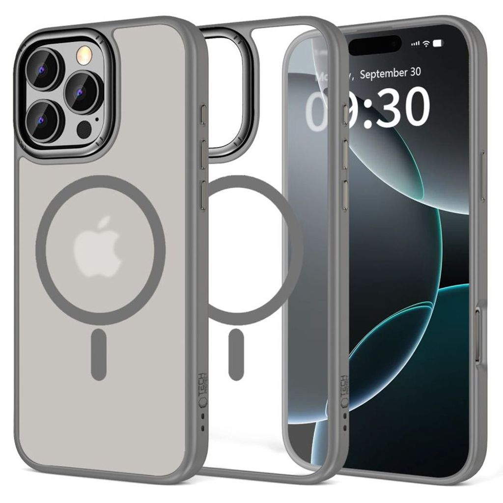 Tech-Protect MagEdge MagSafe skal till iPhone 16 Pro Max – Titanium