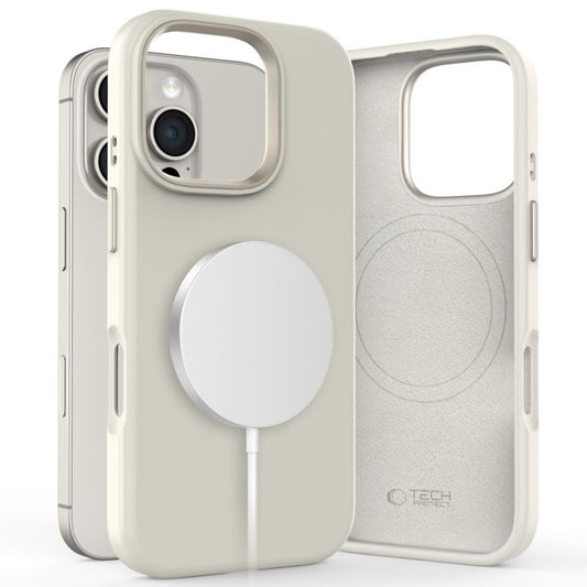 Tech-Protect silikon Pure Magsafe skal för iPhone 16 Pro