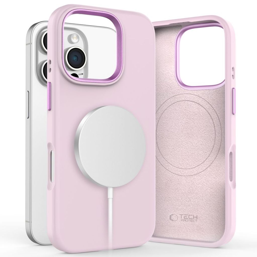 Tech-Protect silikon Pure Magsafe skal för iPhone 16 Pro