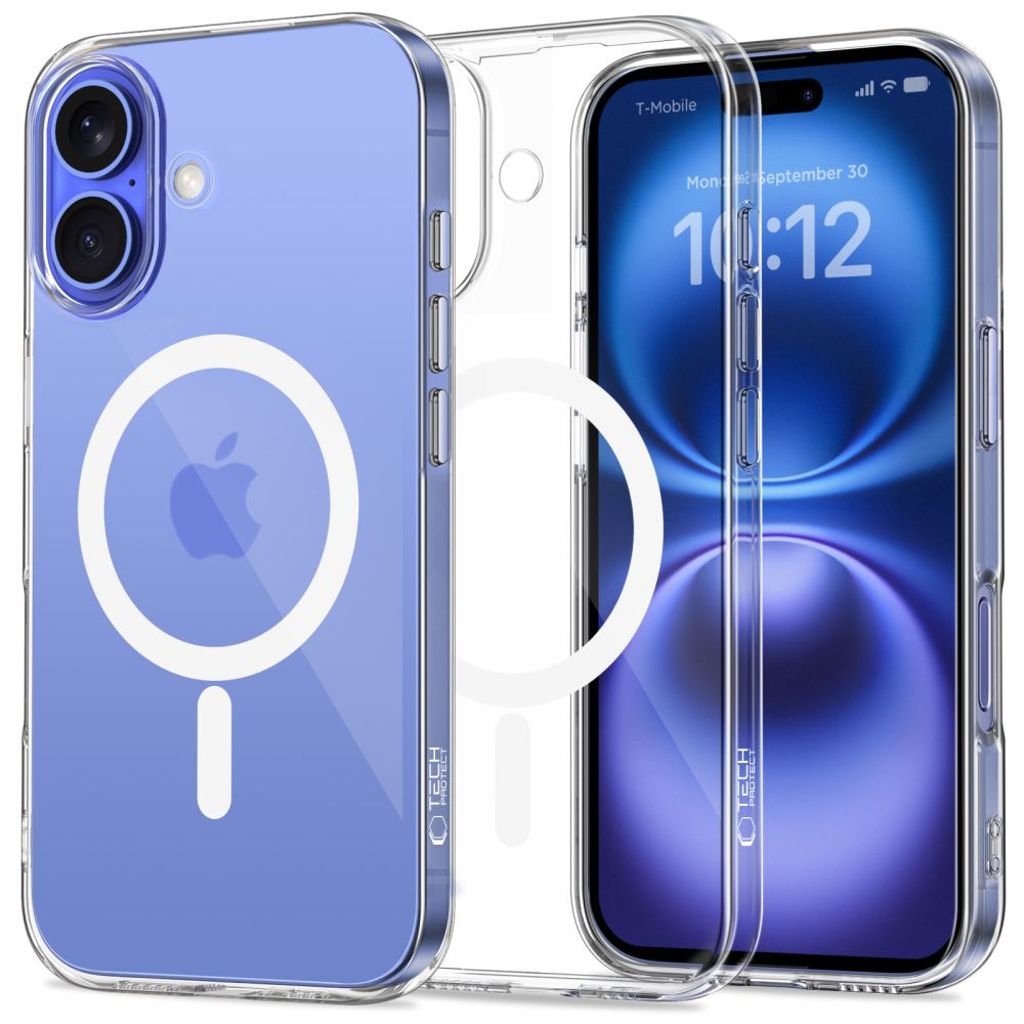 Tech-Protect FlexAir MagSafe skal till iPhone 16 – Transparent