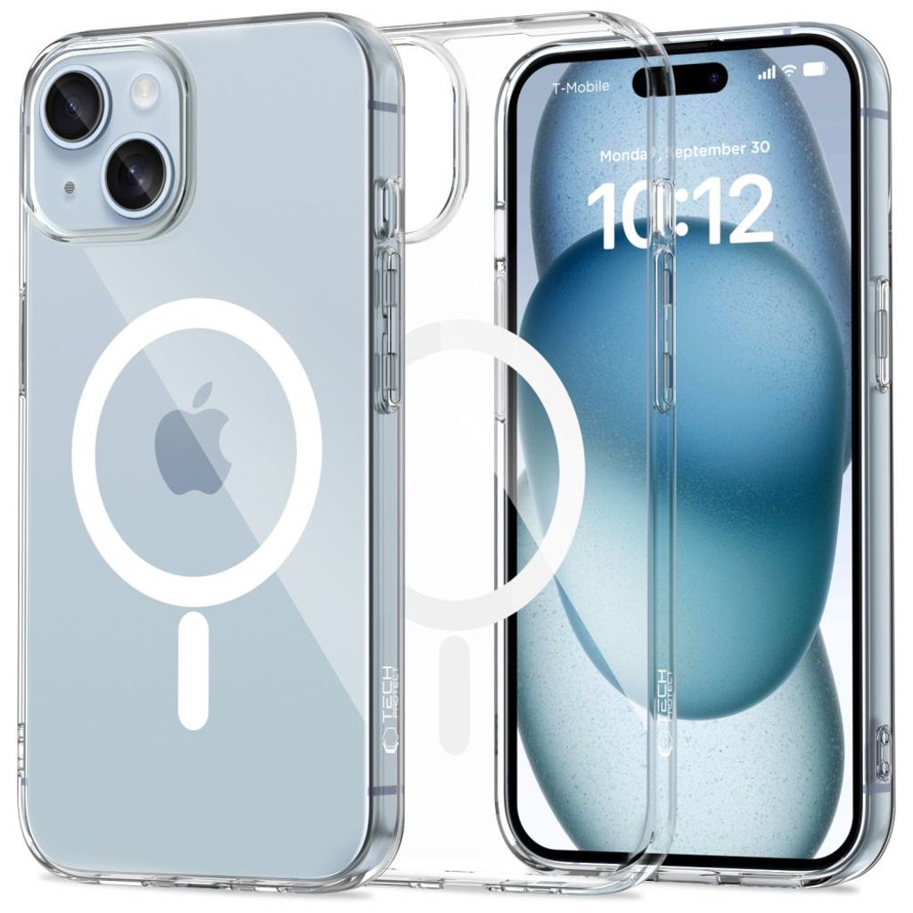 Tech-Protect FlexAir MagSafe skal till iPhone 15 – Transparent