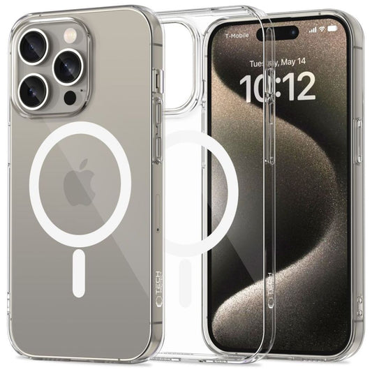 Tech-Protect FlexAir MagSafe skal för iPhone 15 Pro - transparent