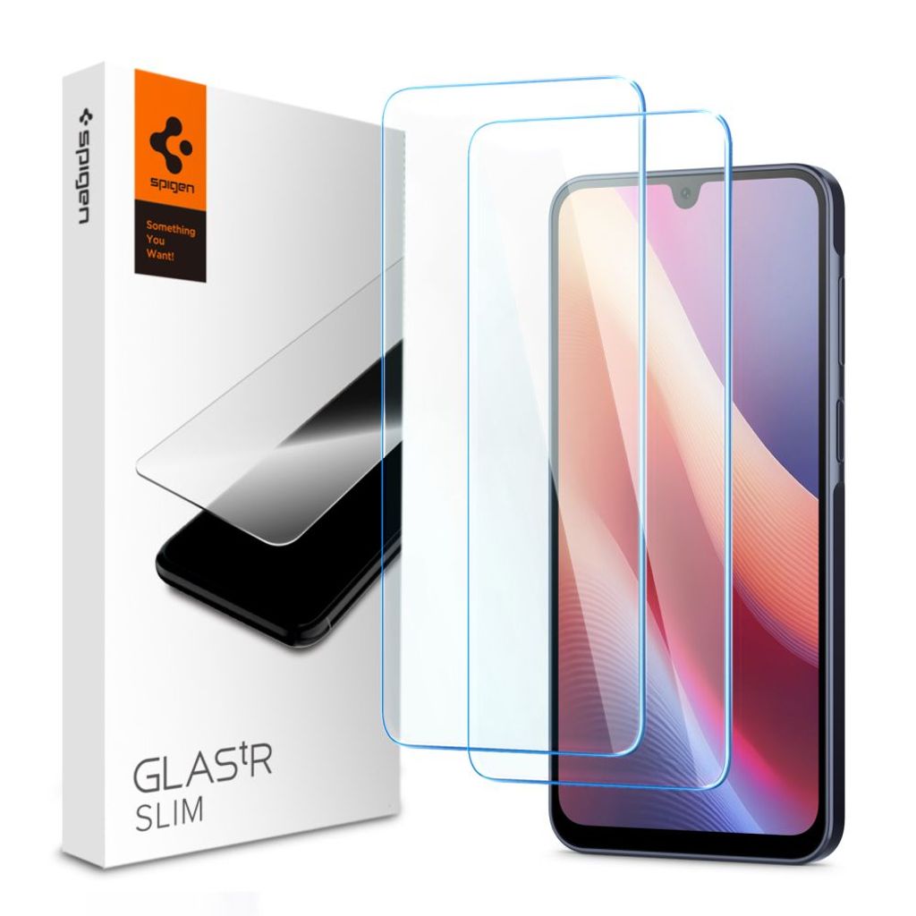 Spigen Glas.tR Slim 2-pack skärmskydd för Samsung Galaxy A16 4G/5G