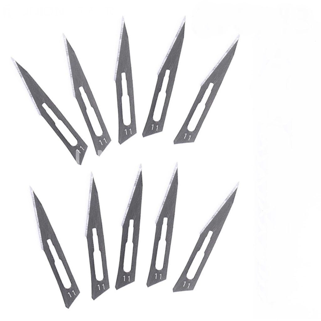 Blade for Precision Knife Stainless Steel - 10pcs