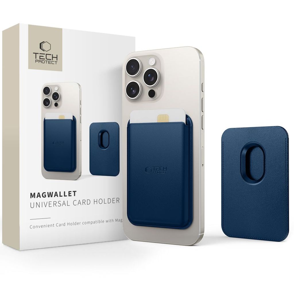 Tech-Protect MagWallet Magsafe Wallet - blå