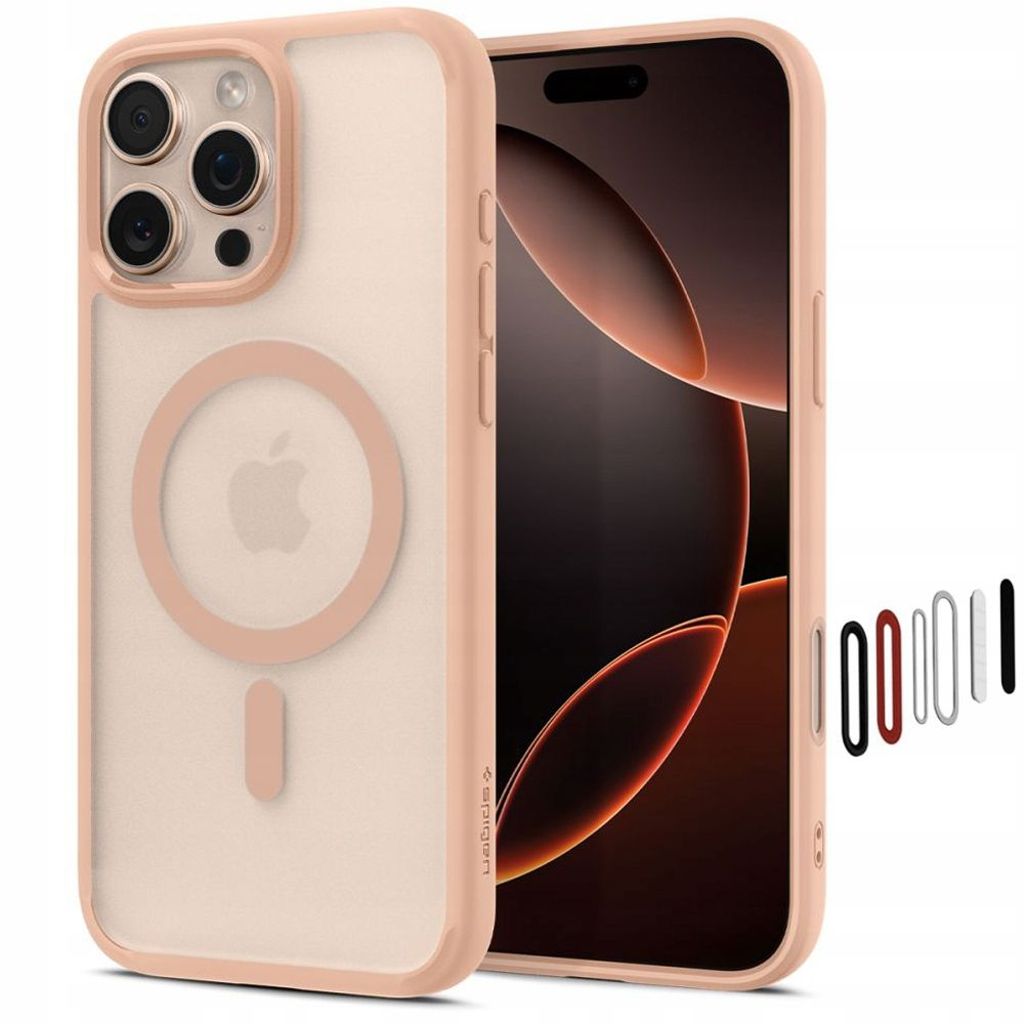 Spigen Ultra Hybrid MagSafe skal för iPhone 16 Pro - rosa