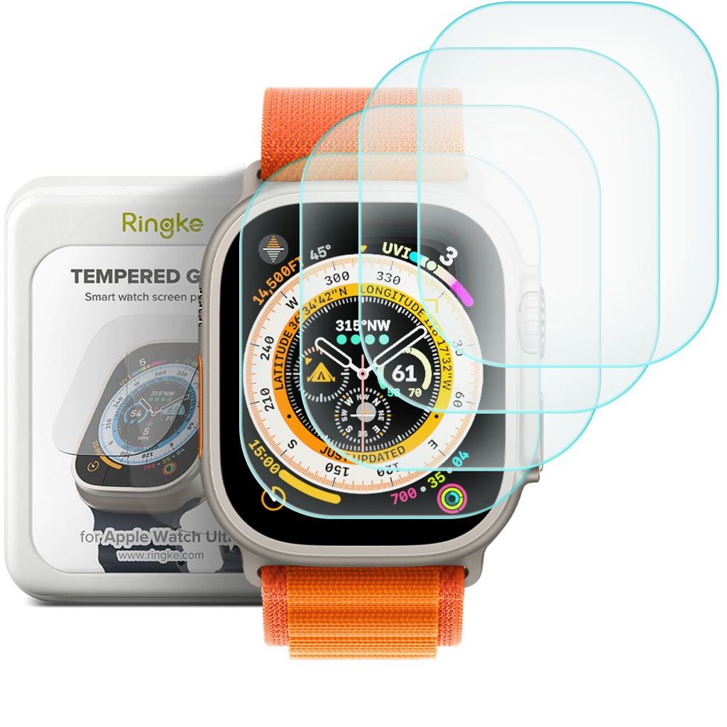 Ringke ID FC Screen Protector for Apple Watch Ultra 1/2 (49 mm), 2-pack