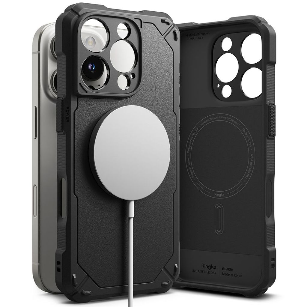 Ringke Rugged Gear MagSafe skal for iPhone 16 Pro – svart