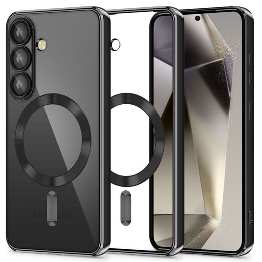 Tech-Protect MagMat MagSafe skal för Samsung Galaxy S25 - transparent svart