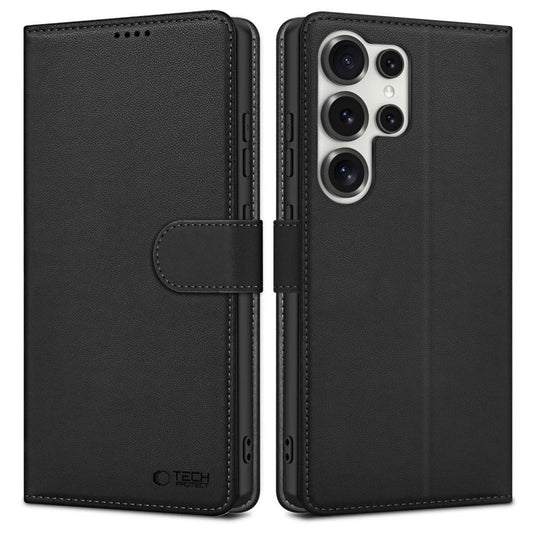 Tech-Protect plånboksfodral för Samsung Galaxy S25 Ultra - svart