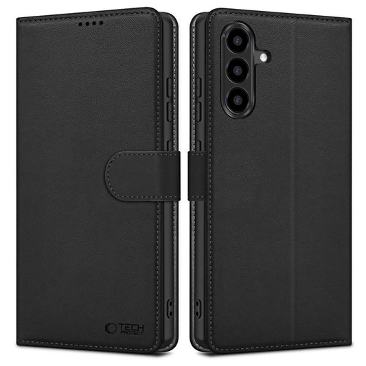 Tech-Protect plånboksfodral för Samsung Galaxy A56 5G - Matte svart