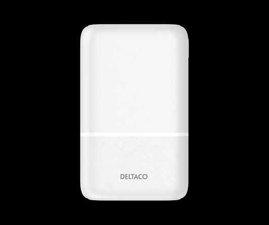 Deltaco powerbank 10,000 mAh, 2x USB-A, 1x USB-C