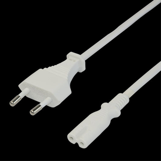 Power cable CEE 7/16 - C7, 1.5m - White