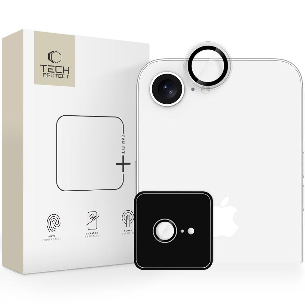 Tech-Protect Camring Fit+ linsskydd för iPhone 16e - transparent