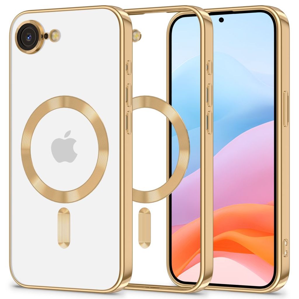 Tech-Protect MagFlex MagSafe skal till iPhone 17e/16e – guld