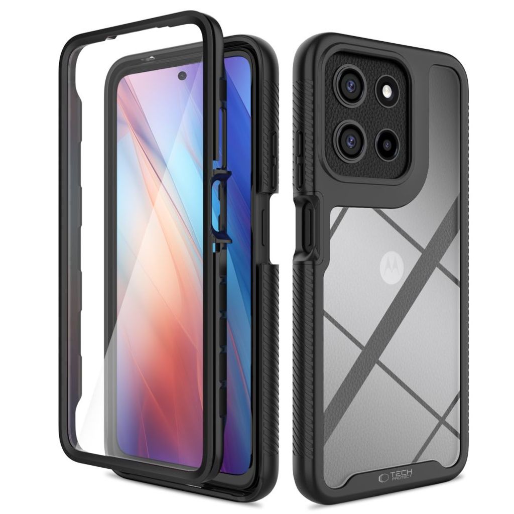 Tech-Protect Defense skal till Motorola Moto G15 / G15 Power / G05 / E15 – svart