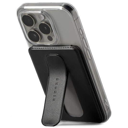 Ringke Slide Grip MagSafe Wallet och stativ - svart