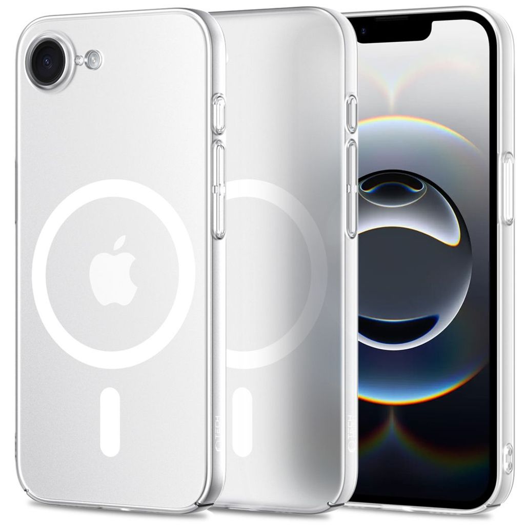 Tech-Protect MagSlim MagSafe Case for iPhone 17e/16e - Matte transparent