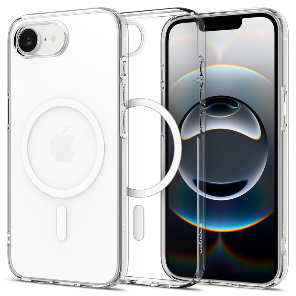 Spigen Liquid Crystal MagSafe skal till iPhone 17e/16e – Transparent