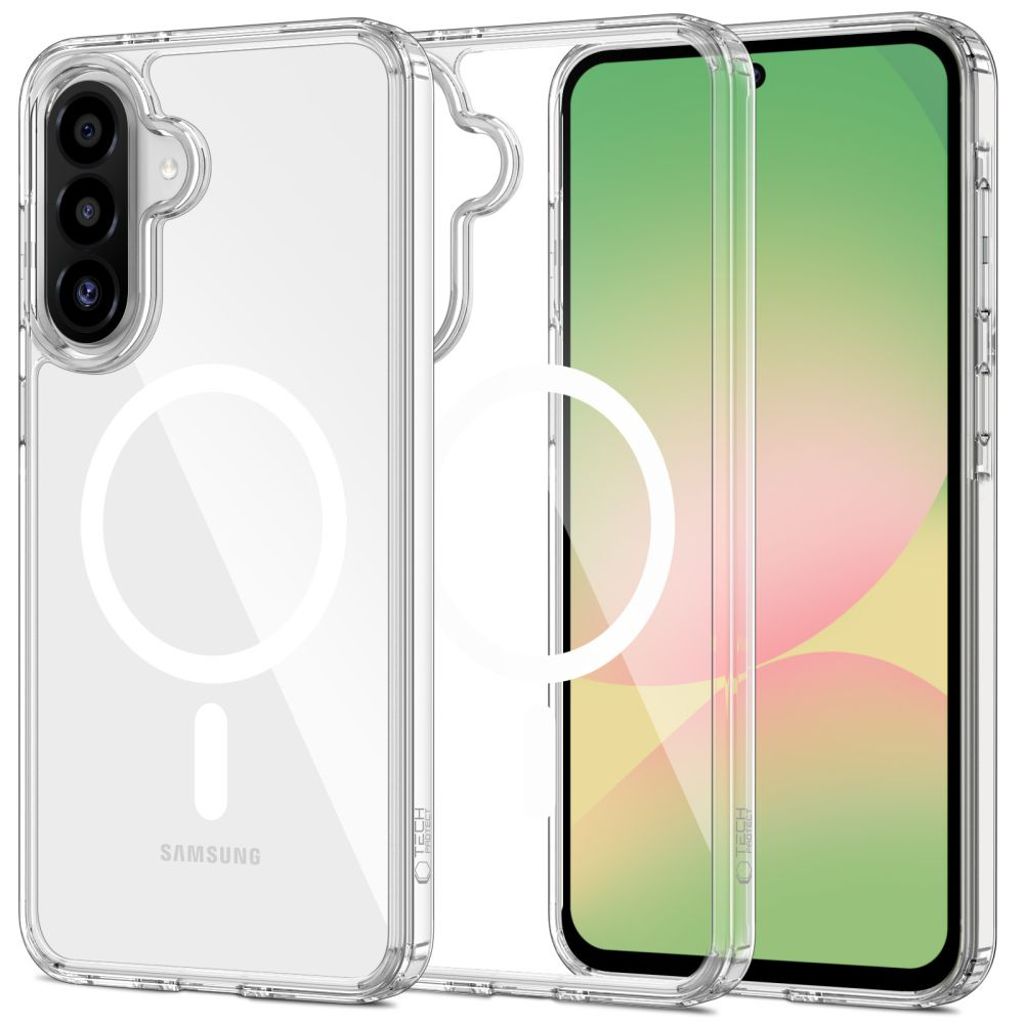 Tech-Protect FlexAir Hybrid MagSafe skal till Samsung Galaxy A36 5G – Transparent
