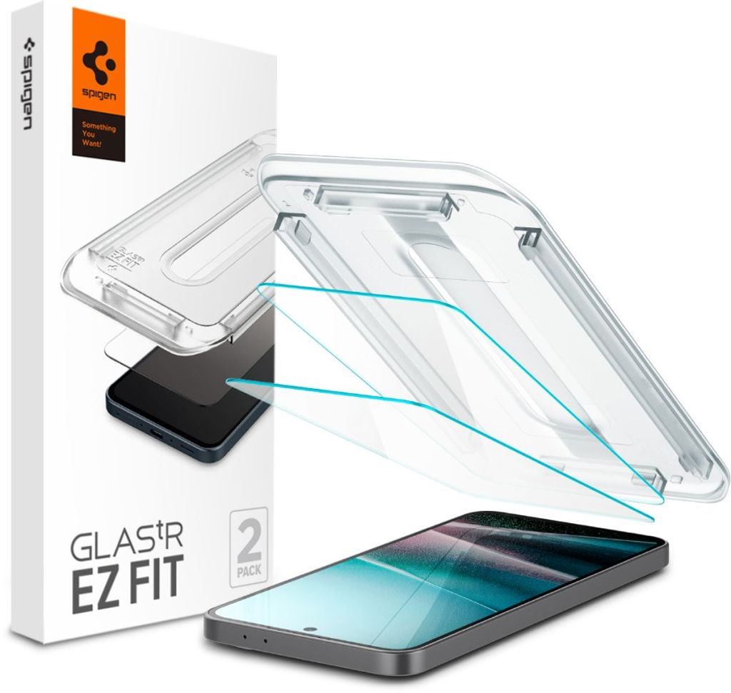 Spigen Glas.tR EZ Fit 2-pack skärmskydd för Samsung Galaxy A36 5G