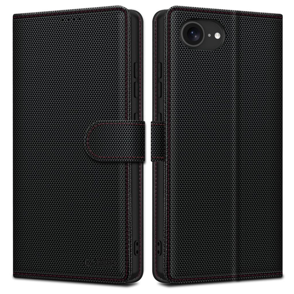 Tech-Protect Wallet RS fodral för iPhone 16e - svart