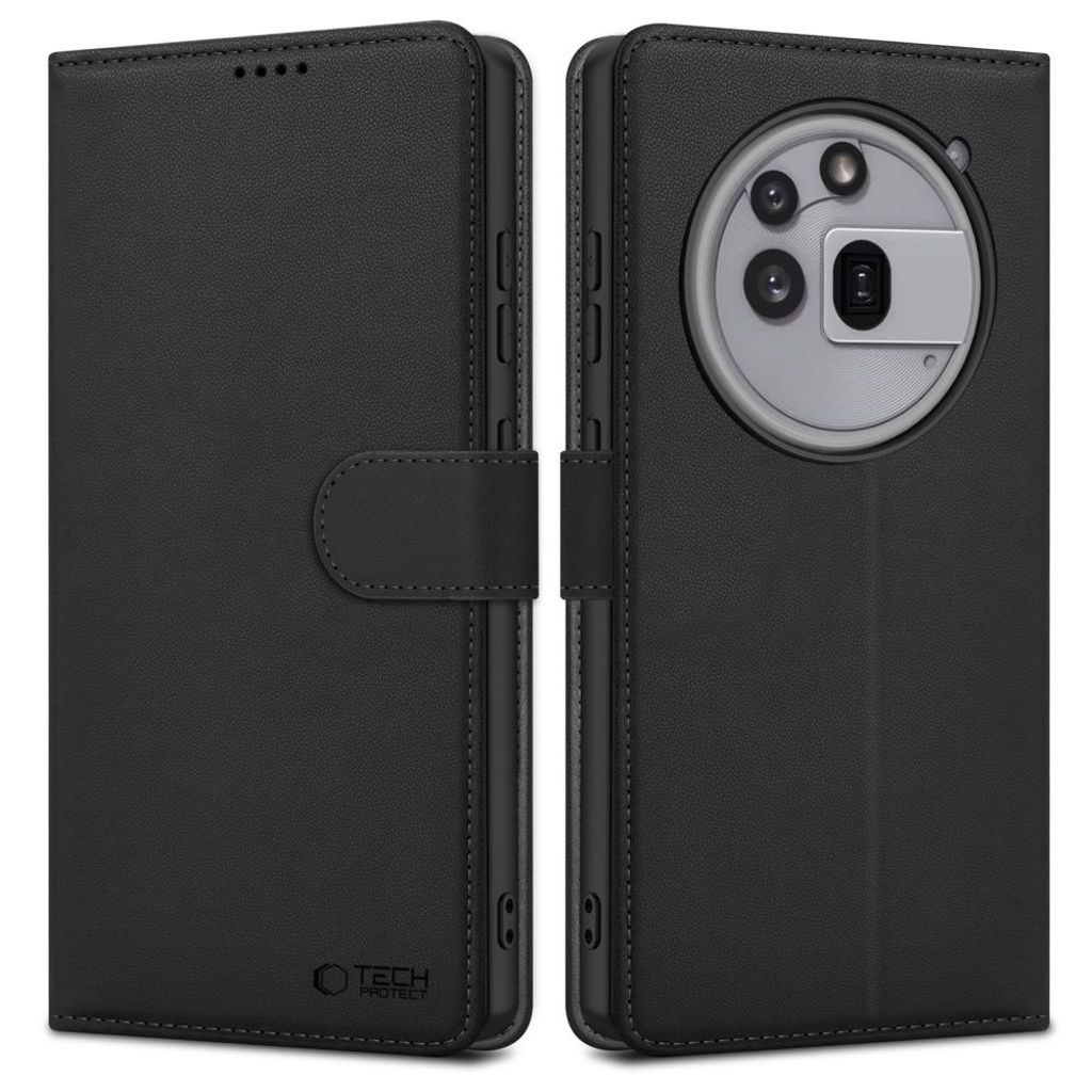Tech-Protect plånboksfodral till Nothing Phone 3A Pro – Matte svart