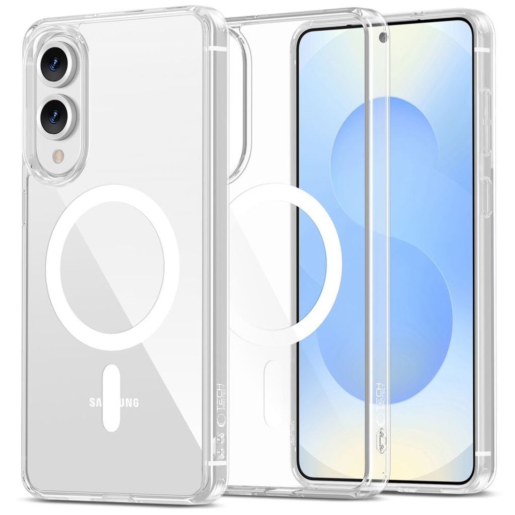 Tech-Protect FlexAir Hybrid MagSafe skal till Samsung Galaxy S25 Edge – Transparent