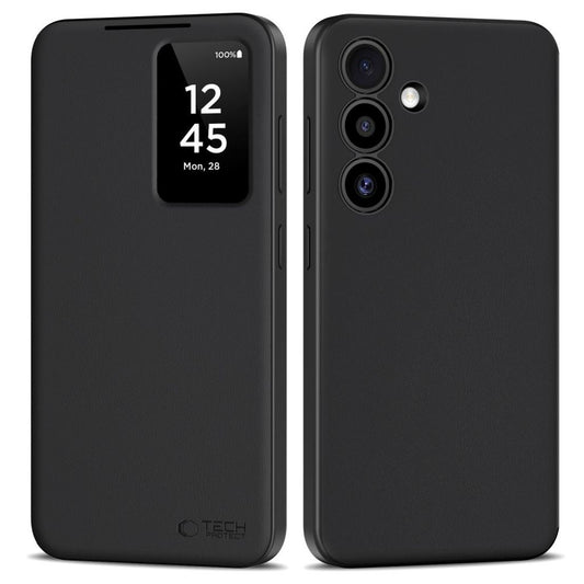 Tech-Protect Smart plånboksfodral för Samsung Galaxy S25 Plus - Matte svart