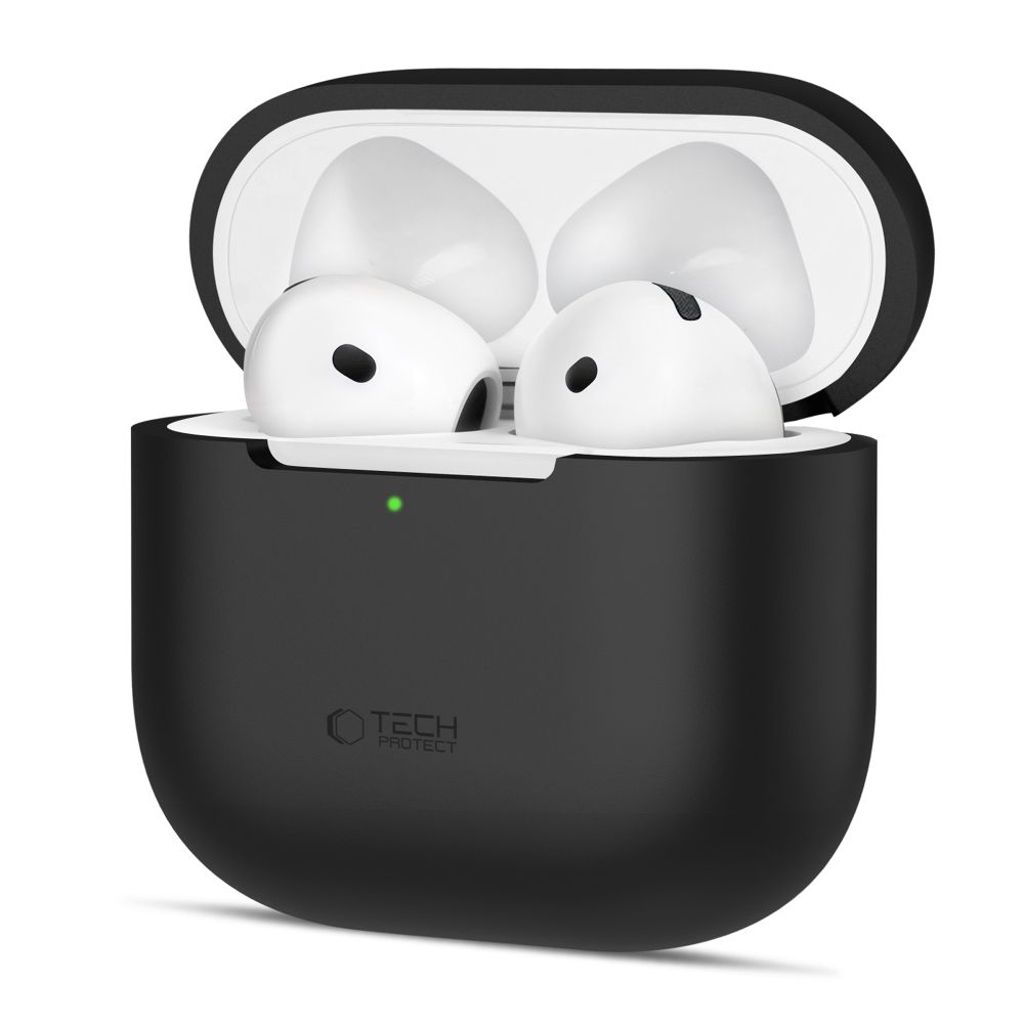 Tech-Protect Silicone Case for AirPods 4 - Black