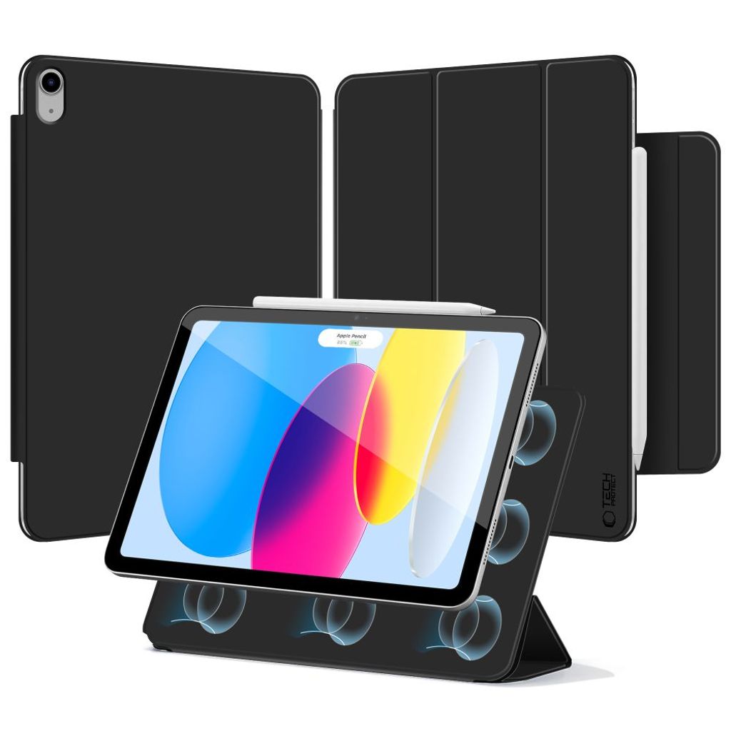 Tech-Protect Smartcase Magnetic fodral för iPad 10th Gen 2022 /A16 2025 - svart