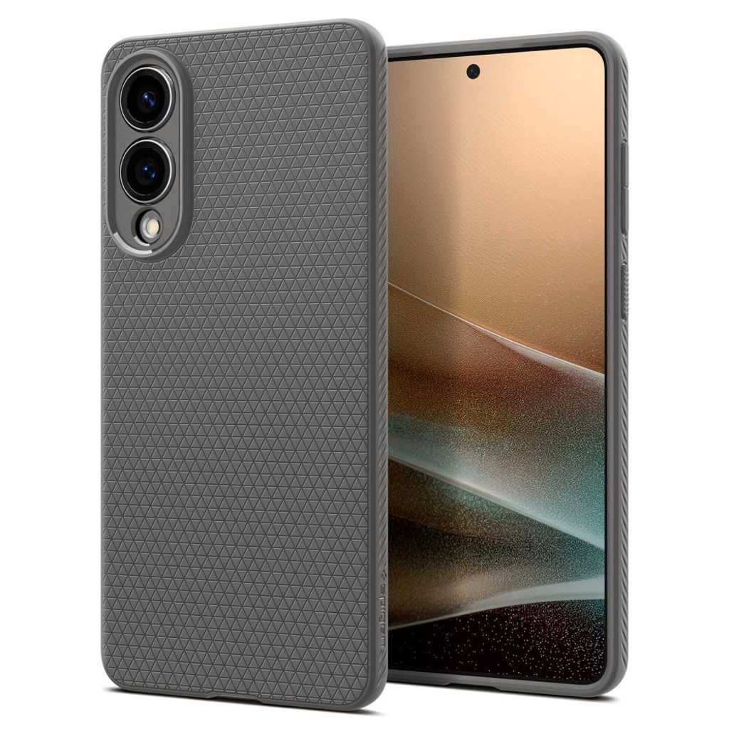 Spigen Liquid Air skal till Samsung Galaxy S25 Edge – grå