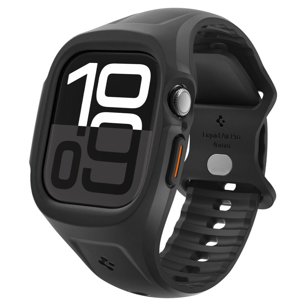 Spigen Liquid Air Pro Watch Strap for Apple Watch 46 mm - Matte Black