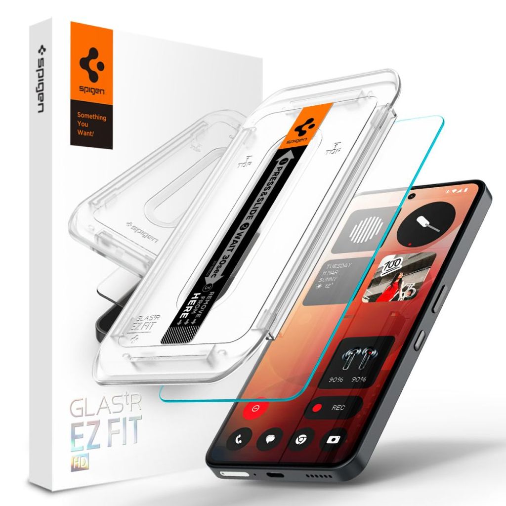 Spigen Glas.tR EZ Fit skärmskydd till Nothing Phone 3A / 3A Pro
