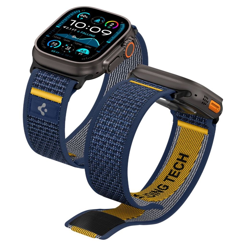 Spigen Athlex Air klockarmband för Apple Watch 44/45/46/49 mm - Navy blå