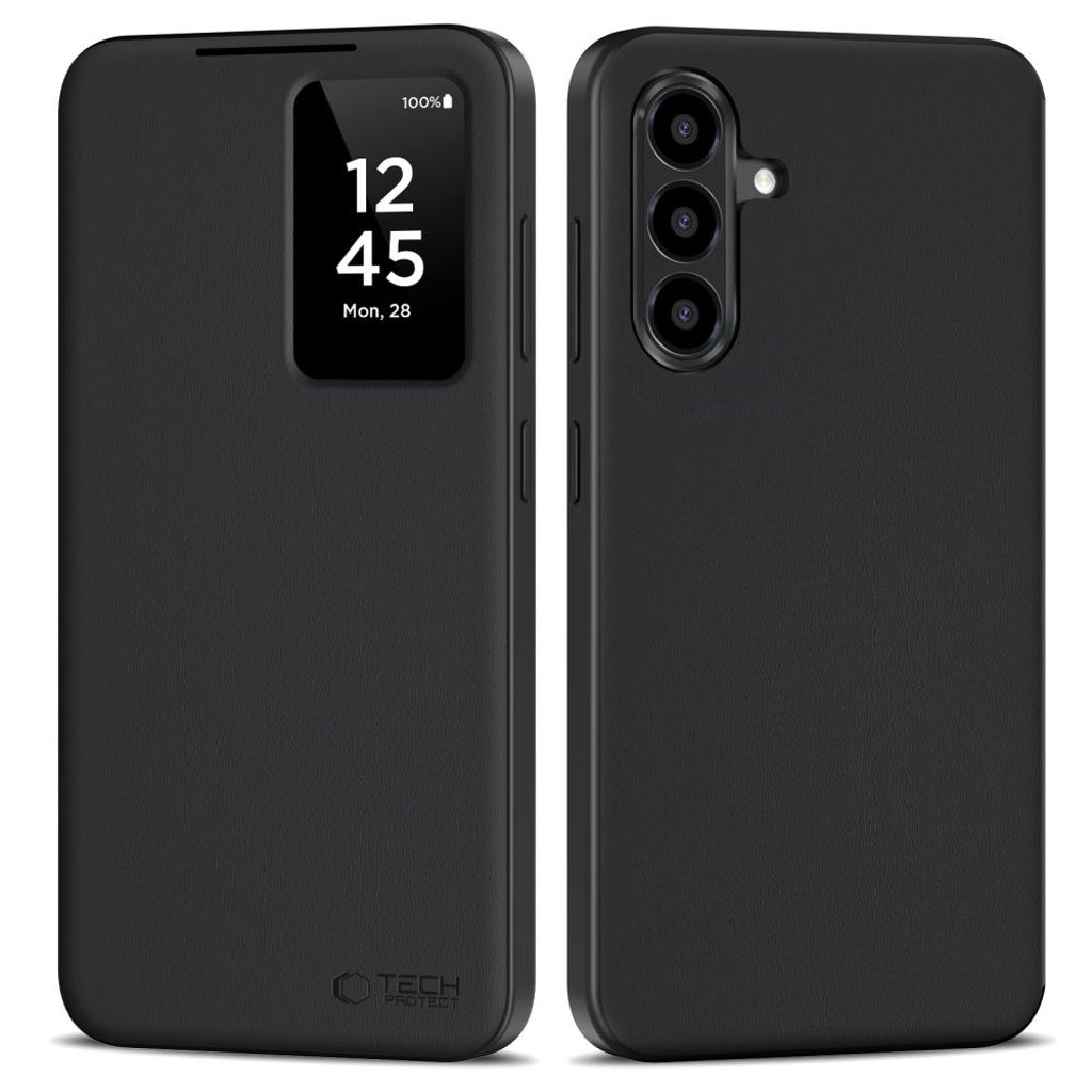 Tech-Protect Smart plånboksfodral till Samsung Galaxy A56 5G – Matte svart