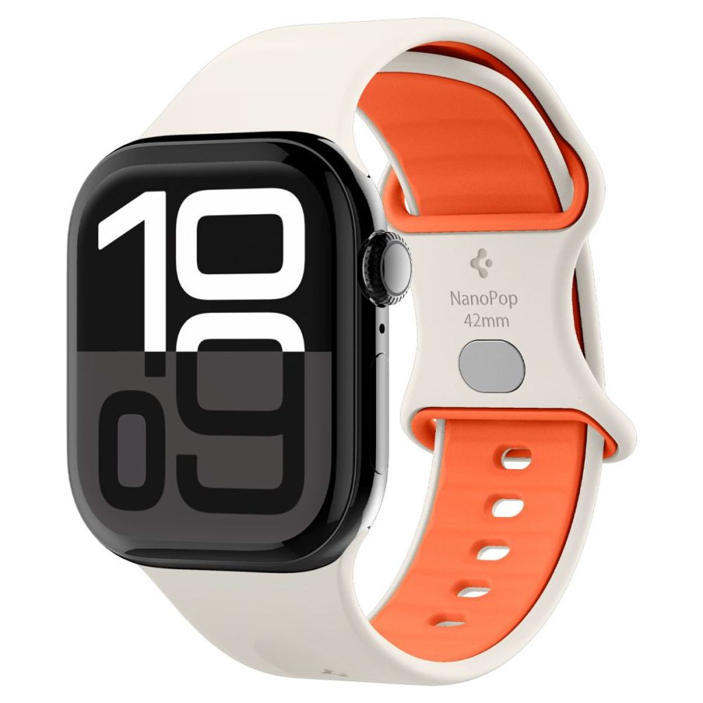 Spigen Nano Pop klockarmband för Apple Watch 40/41/42 mm - beige