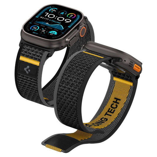 Spigen Athlex Air klockarmband för Apple Watch 44/45/46/49 mm - svart