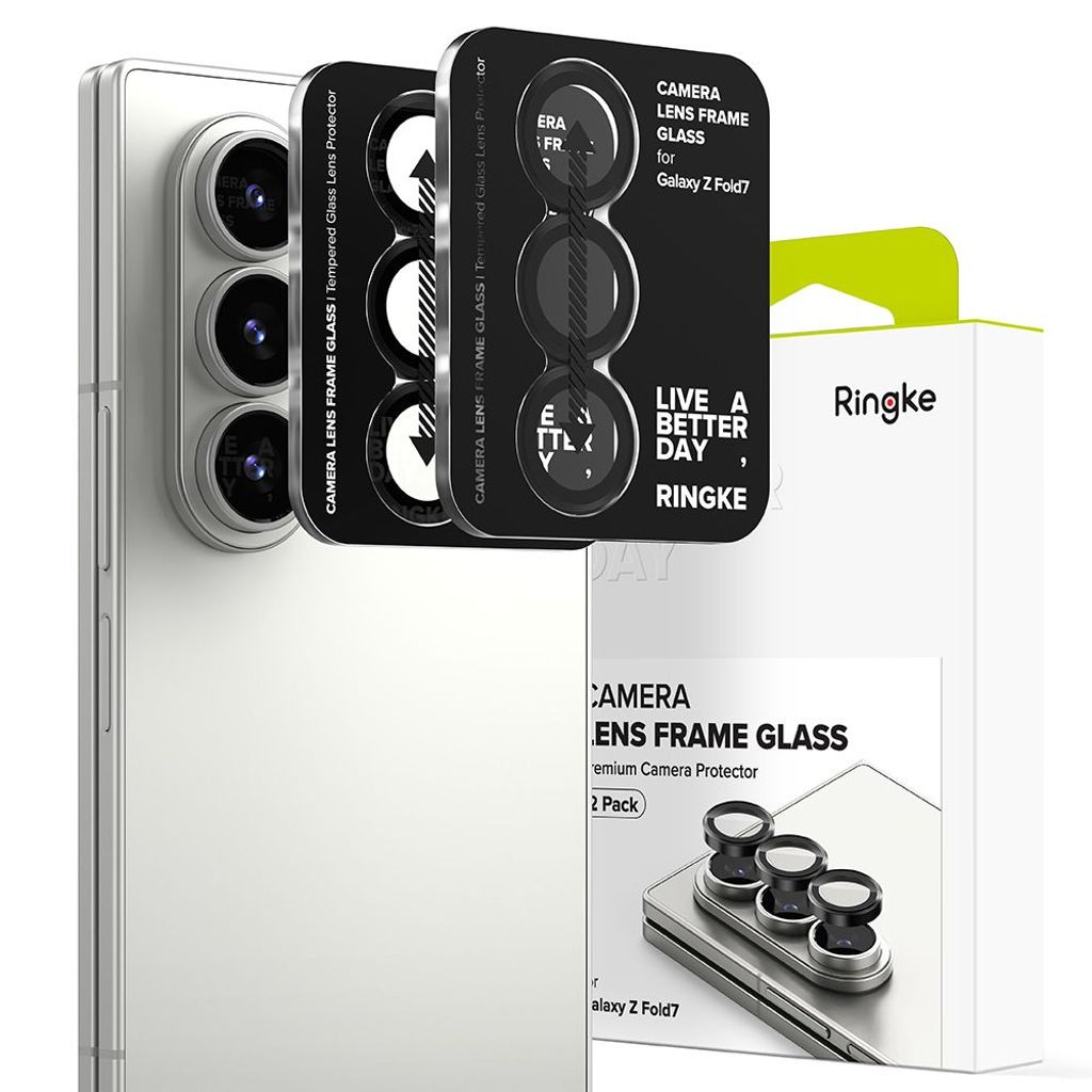 Ringke kameraskydd 2-pack linsskydd för Samsung Galaxy Z Fold 7