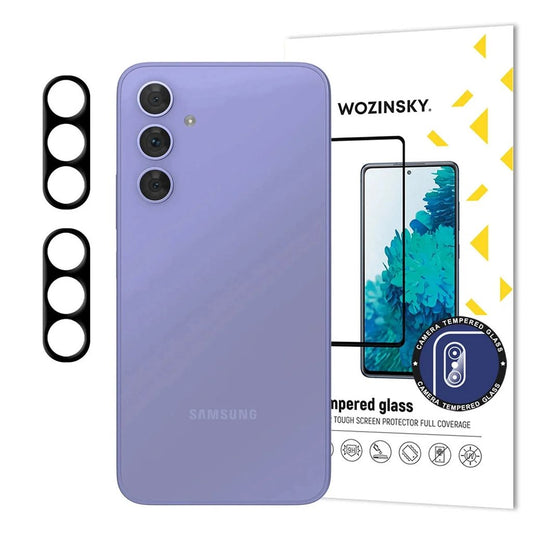 Wozinsky full camera glass för Samsung Galaxy A17 / A17 5G, set of 2 - svart