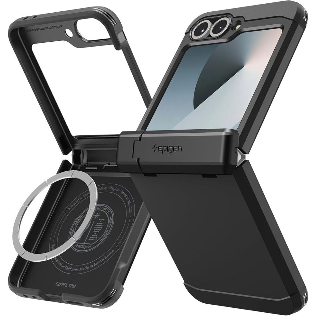 Spigen Tough Armor Pro MagSafe skal till Samsung Galaxy Z Flip 6/7 FE – svart
