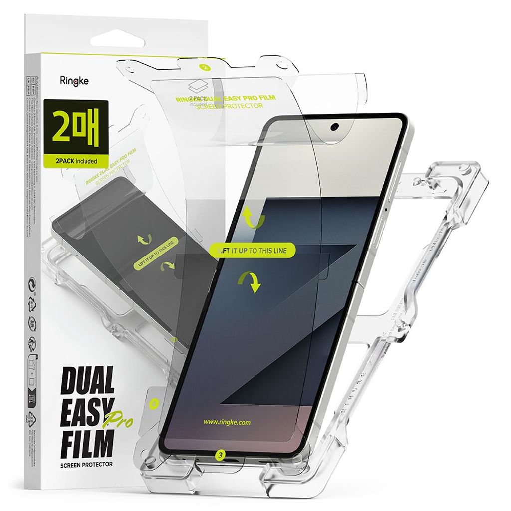 Ringke Dual Easy Pro 2-pack skärmskydd för Samsung Galaxy Z Flip 7