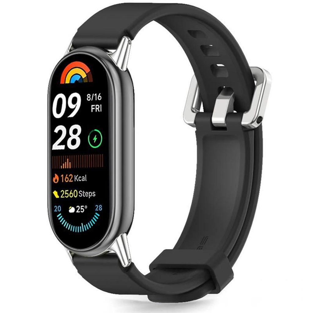 Tech-Protect IconBand Classic klockarmband Xiaomi Smart Band 8/9/10/NFC - svart
